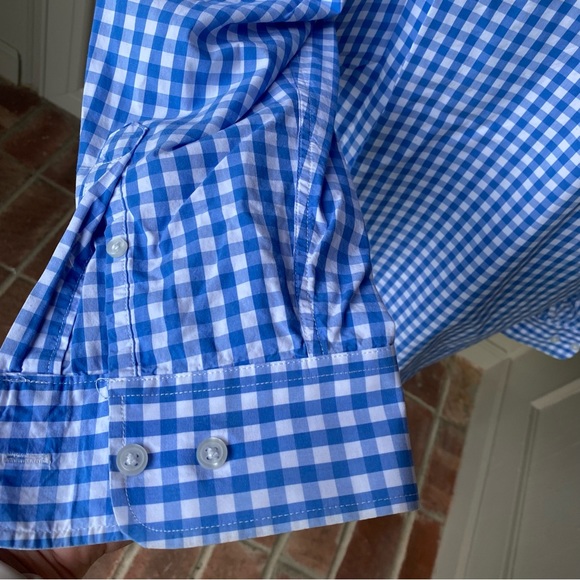 EUC Club Room Men’s gingham/ plaid button down shirt - Picture 6 of 16